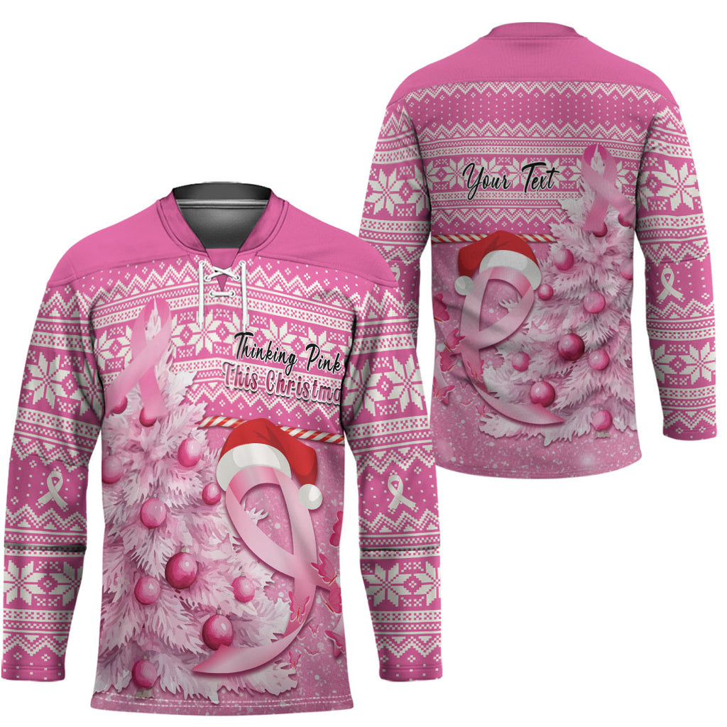 Personalised Australia Breast Cancer Awareness Month Hockey Jersey Thinking Pink This Christmas