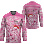 Personalised Australia Breast Cancer Awareness Month Hockey Jersey Thinking Pink This Christmas