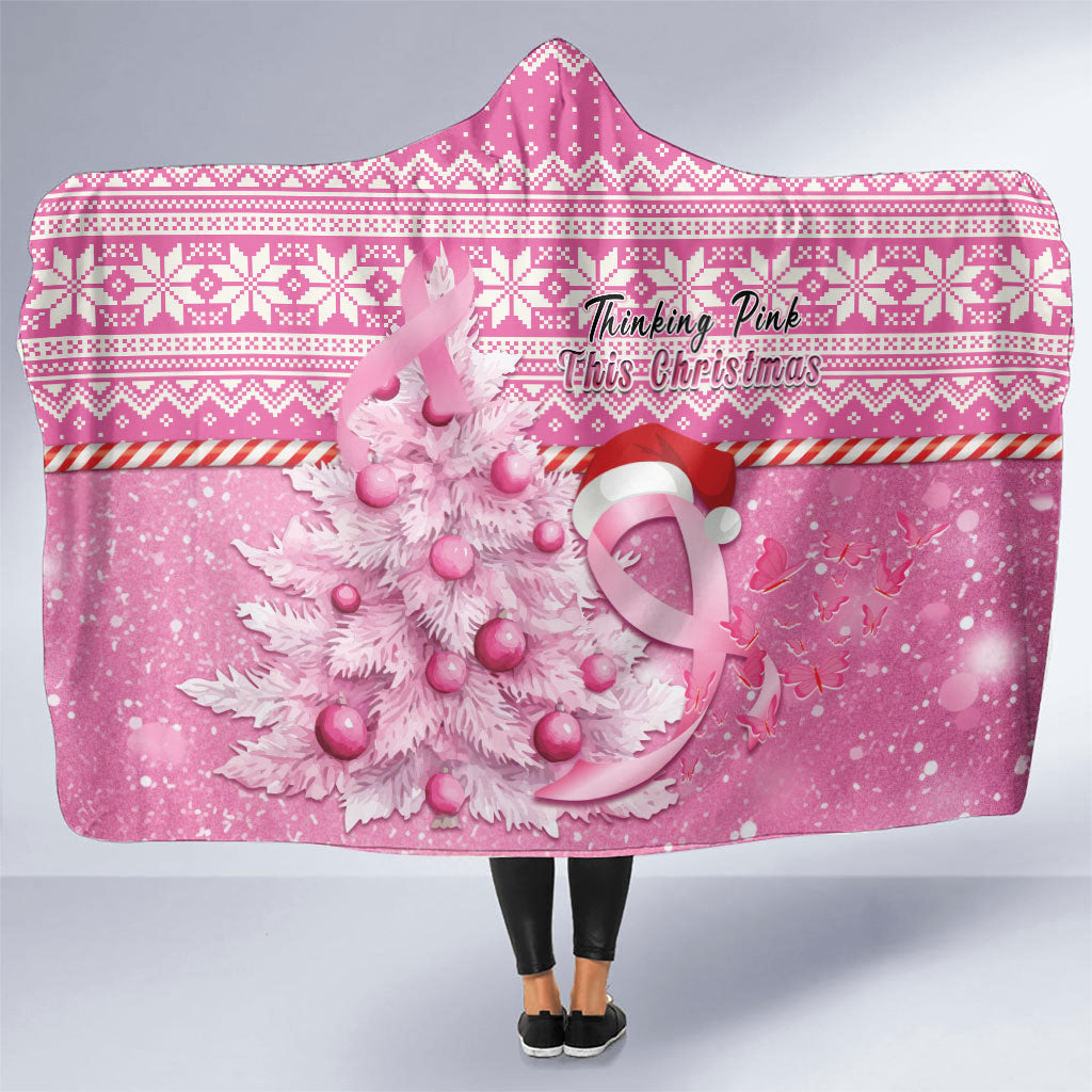 Australia Breast Cancer Awareness Month Hooded Blanket Thinking Pink This Christmas