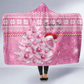 Australia Breast Cancer Awareness Month Hooded Blanket Thinking Pink This Christmas
