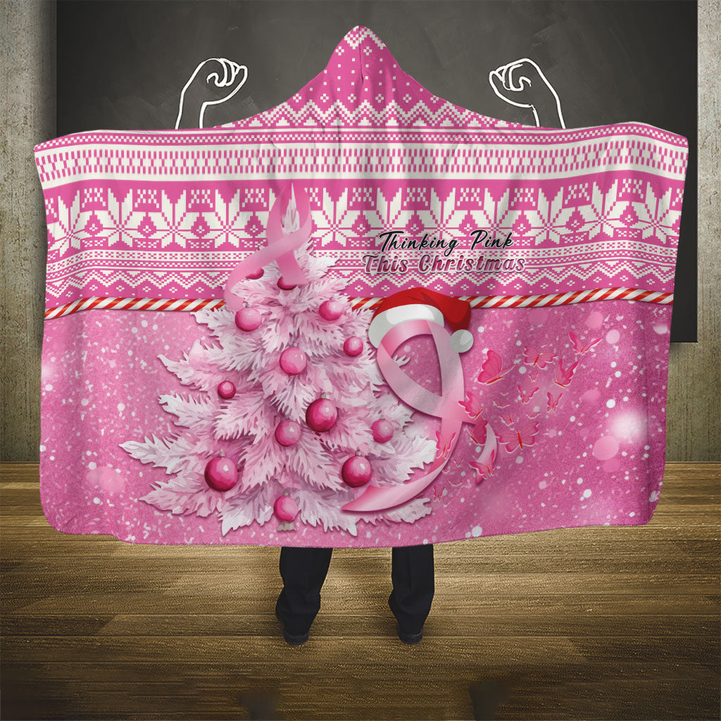Australia Breast Cancer Awareness Month Hooded Blanket Thinking Pink This Christmas