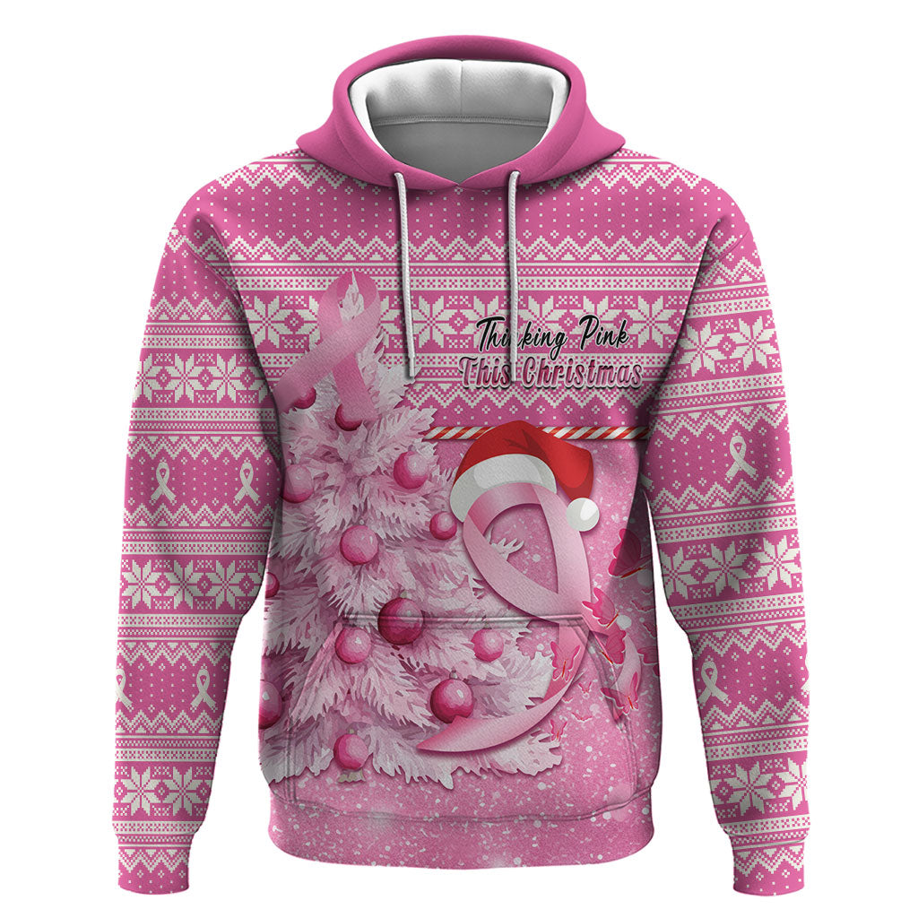 Personalised Australia Breast Cancer Awareness Month Hoodie Thinking Pink This Christmas