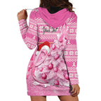 Personalised Australia Breast Cancer Awareness Month Hoodie Dress Thinking Pink This Christmas