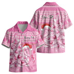 Personalised Australia Breast Cancer Awareness Month Kid Hawaiian Shirt Thinking Pink This Christmas