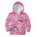 Personalised Australia Breast Cancer Awareness Month Kid Hoodie Thinking Pink This Christmas