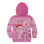 Personalised Australia Breast Cancer Awareness Month Kid Hoodie Thinking Pink This Christmas