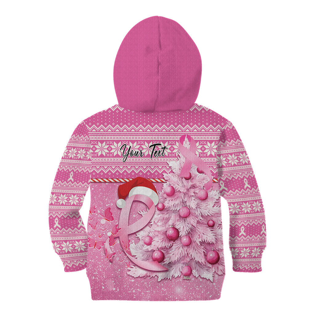 Personalised Australia Breast Cancer Awareness Month Kid Hoodie Thinking Pink This Christmas