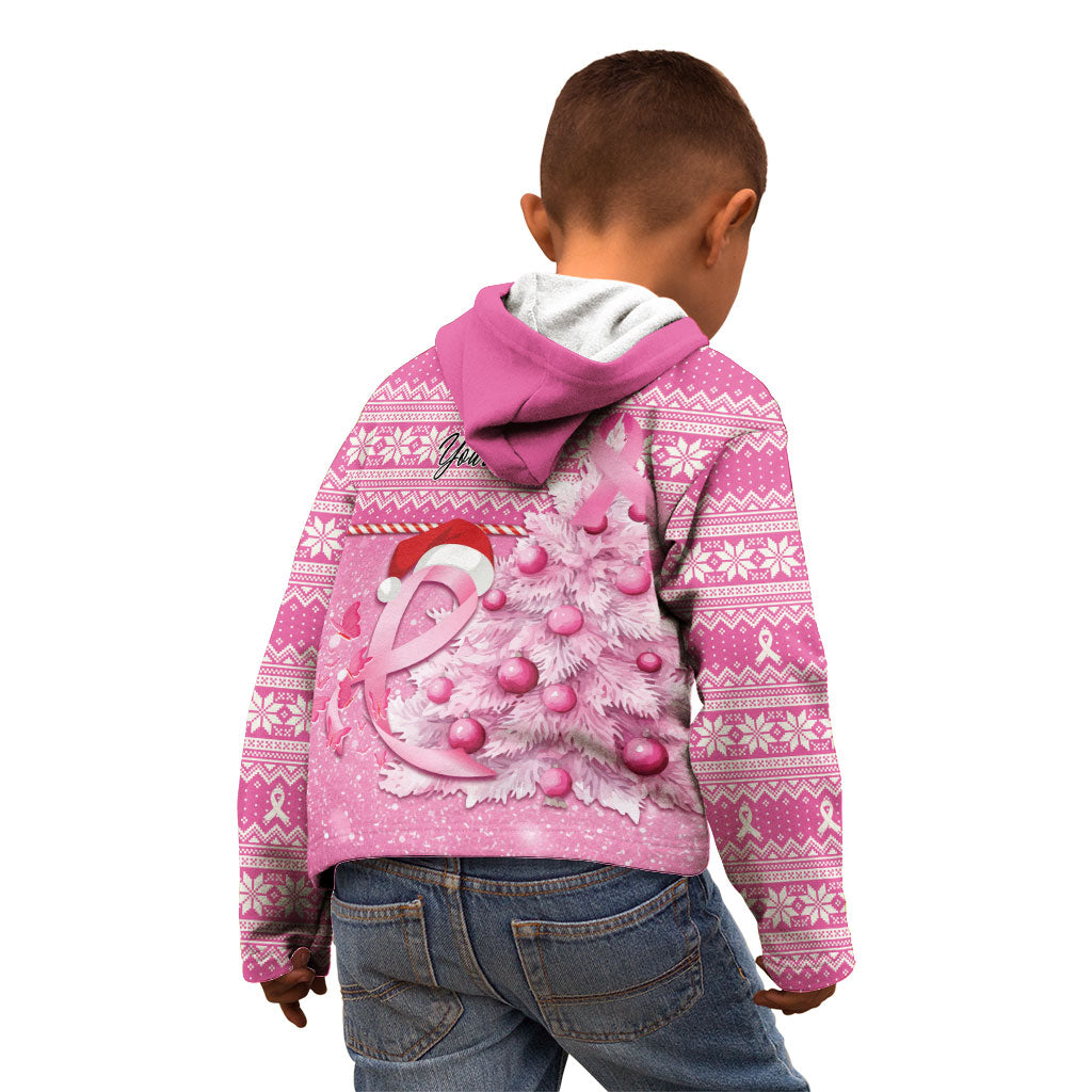 Personalised Australia Breast Cancer Awareness Month Kid Hoodie Thinking Pink This Christmas