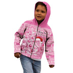 Personalised Australia Breast Cancer Awareness Month Kid Hoodie Thinking Pink This Christmas