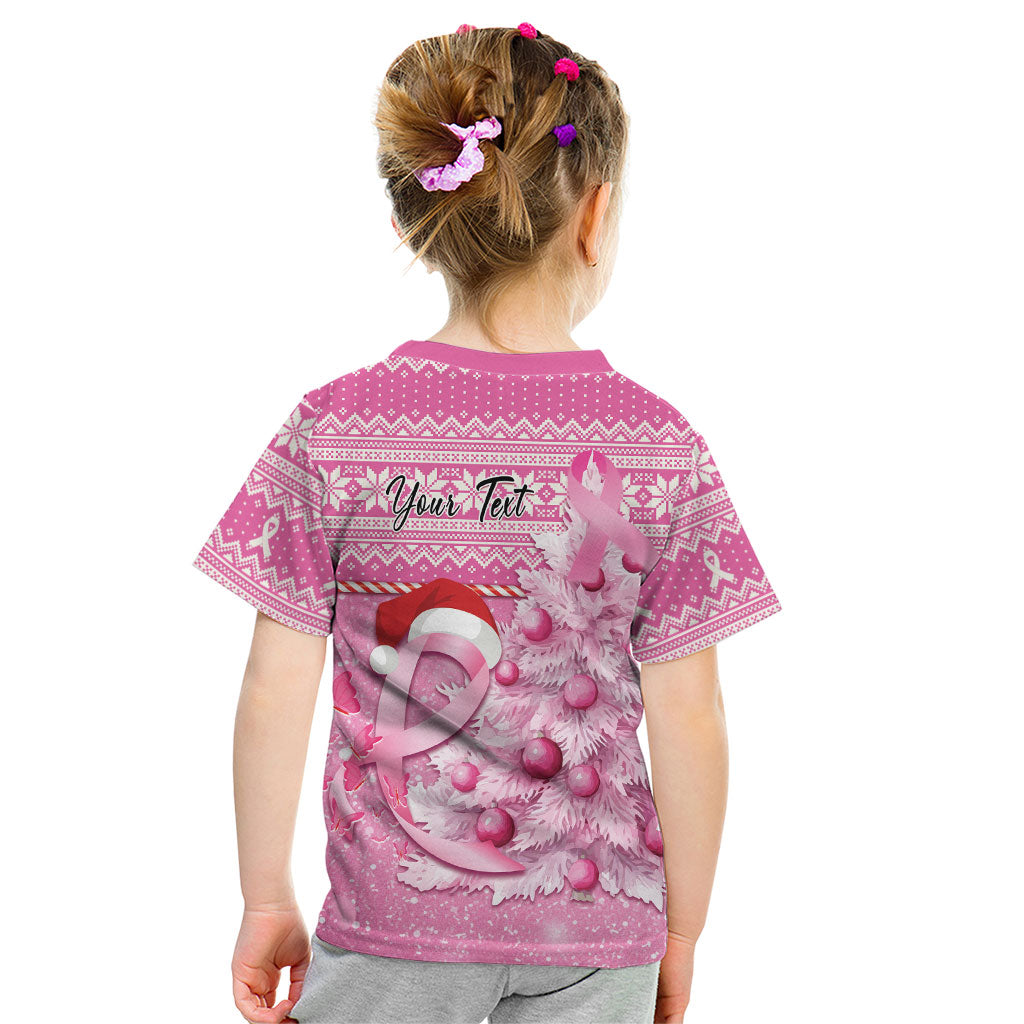 Personalised Australia Breast Cancer Awareness Month Kid T Shirt Thinking Pink This Christmas