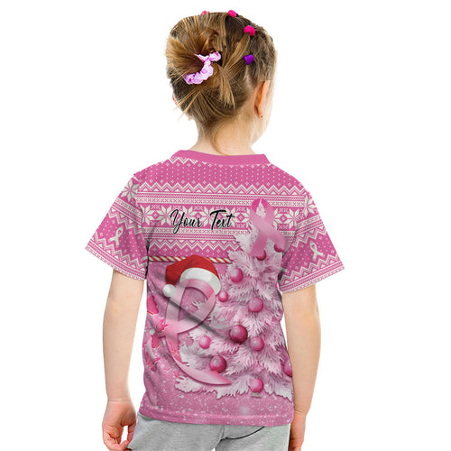 Personalised Australia Breast Cancer Awareness Month Kid T Shirt Thinking Pink This Christmas