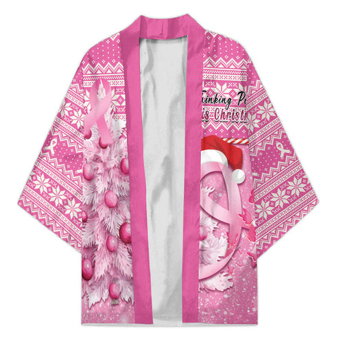 Personalised Australia Breast Cancer Awareness Month Kimono Thinking Pink This Christmas