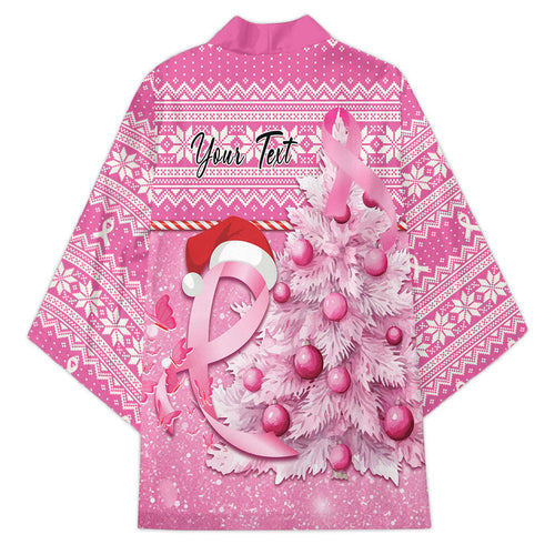 Personalised Australia Breast Cancer Awareness Month Kimono Thinking Pink This Christmas