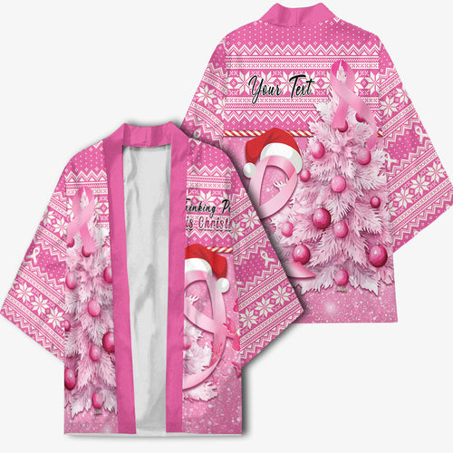 Personalised Australia Breast Cancer Awareness Month Kimono Thinking Pink This Christmas