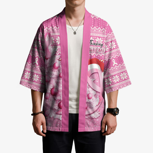 Personalised Australia Breast Cancer Awareness Month Kimono Thinking Pink This Christmas