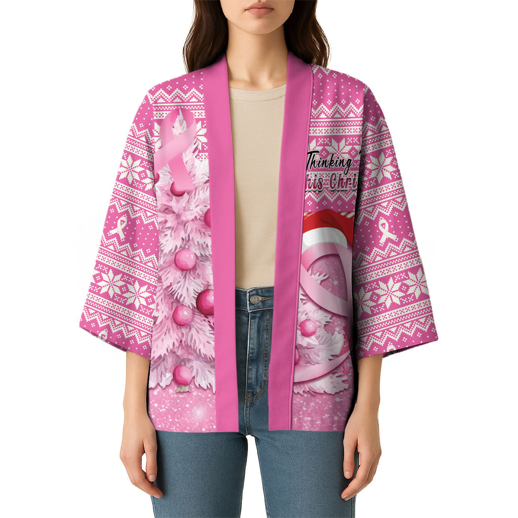 Personalised Australia Breast Cancer Awareness Month Kimono Thinking Pink This Christmas