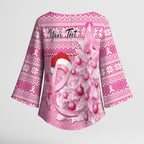Personalised Australia Breast Cancer Awareness Month Kimono Sleeve Blouse Thinking Pink This Christmas