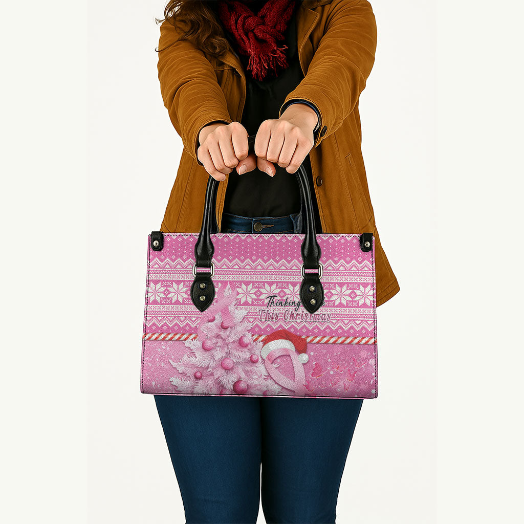 Australia Breast Cancer Awareness Month Leather Bag Thinking Pink This Christmas