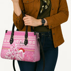 Australia Breast Cancer Awareness Month Leather Bag Thinking Pink This Christmas