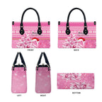 Australia Breast Cancer Awareness Month Leather Bag Thinking Pink This Christmas