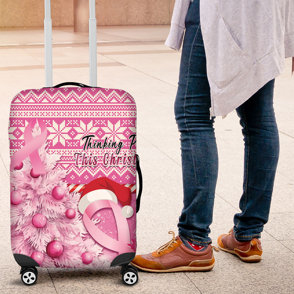 Australia Breast Cancer Awareness Month Luggage Cover Thinking Pink This Christmas