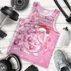 Personalised Australia Breast Cancer Awareness Month Men Tank Top Thinking Pink This Christmas