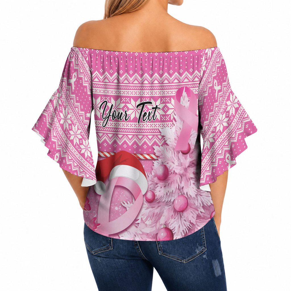 Personalised Australia Breast Cancer Awareness Month Off Shoulder Wrap Waist Top Thinking Pink This Christmas