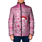 Personalised Australia Breast Cancer Awareness Month Padded Jacket Thinking Pink This Christmas