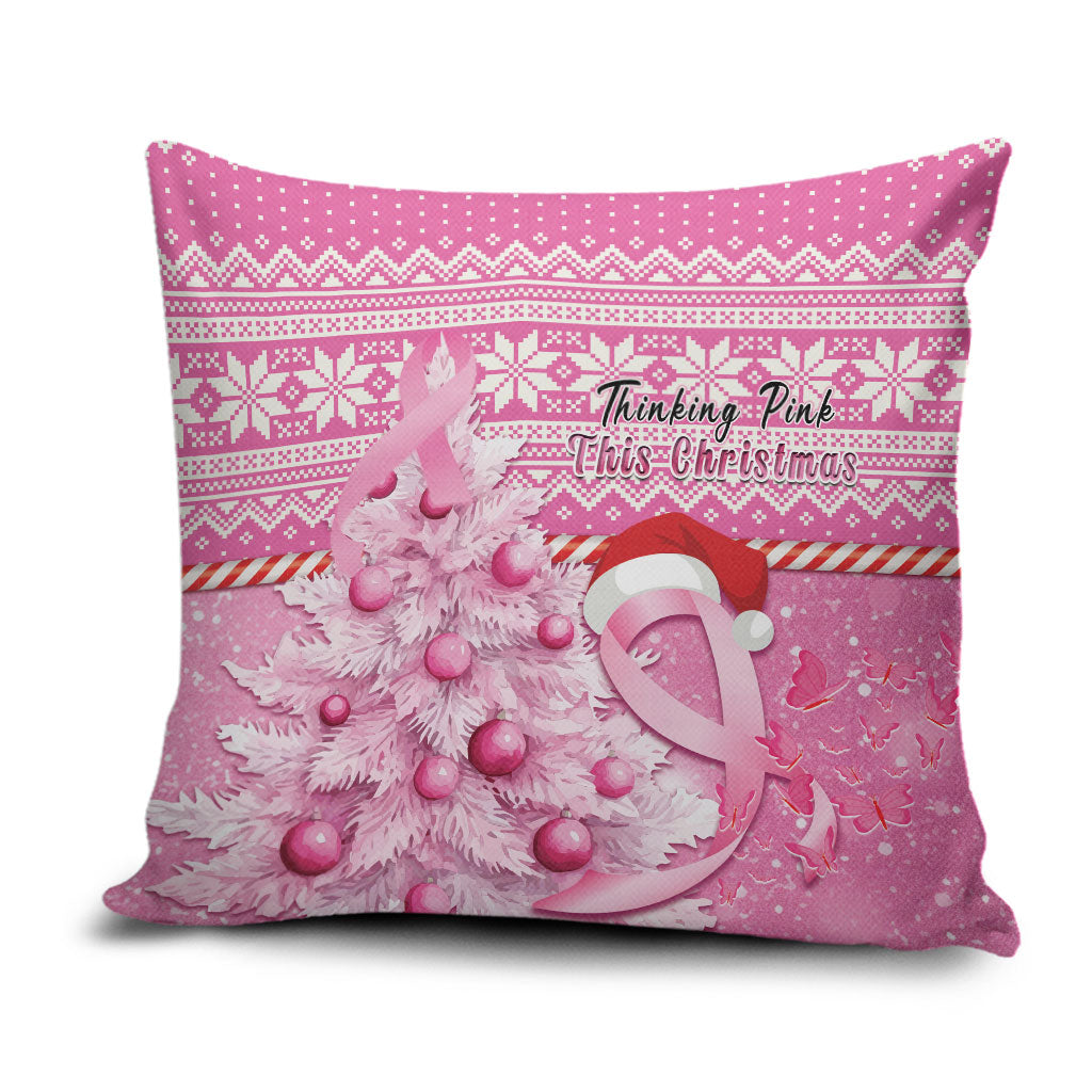 Australia Breast Cancer Awareness Month Pillow Cover Thinking Pink This Christmas