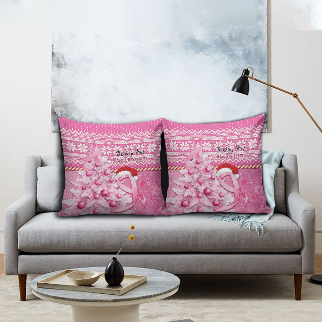 Australia Breast Cancer Awareness Month Pillow Cover Thinking Pink This Christmas