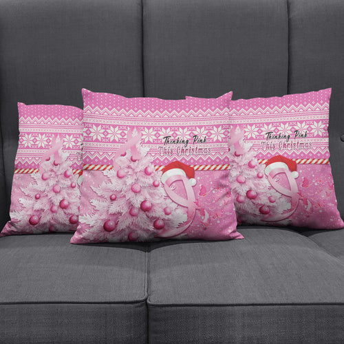 Australia Breast Cancer Awareness Month Pillow Cover Thinking Pink This Christmas