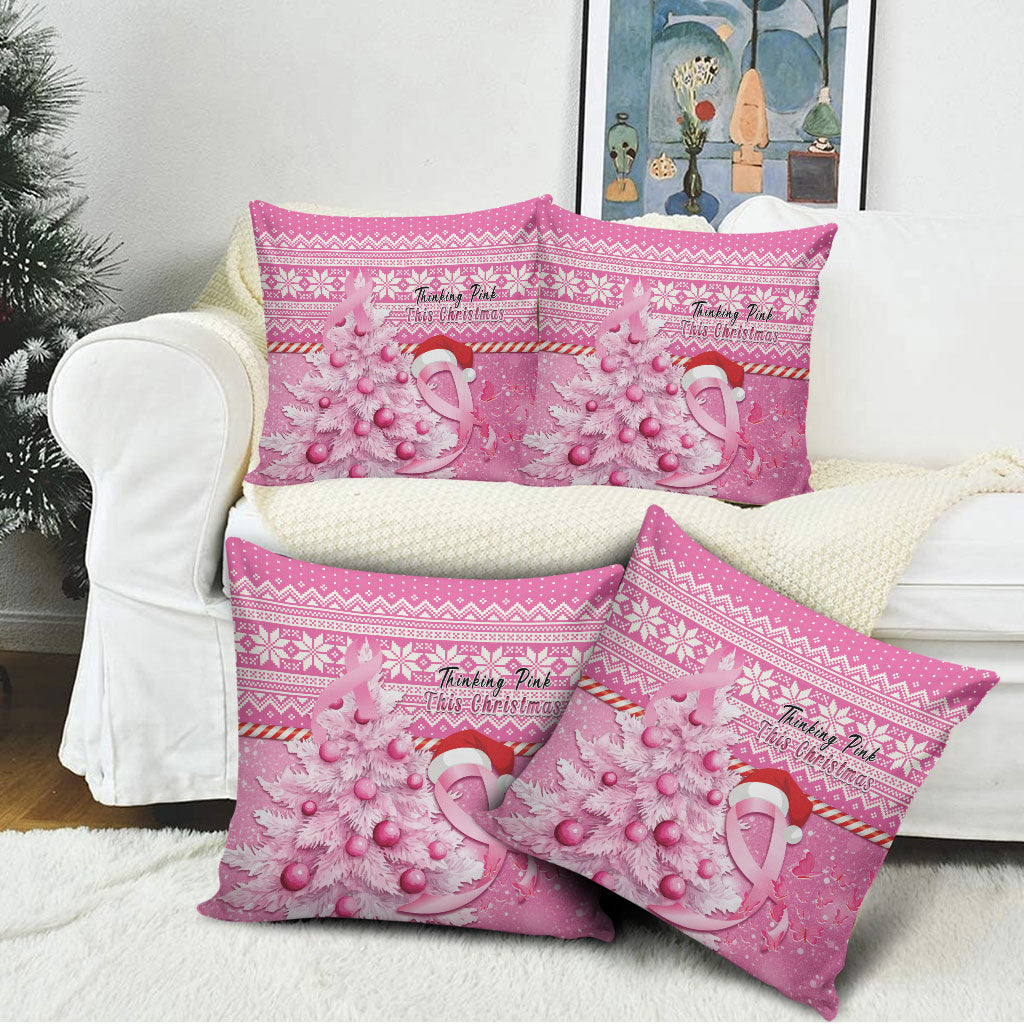 Australia Breast Cancer Awareness Month Pillow Cover Thinking Pink This Christmas