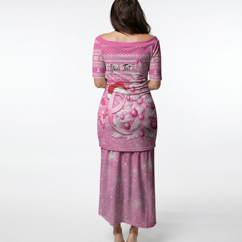Personalised Australia Breast Cancer Awareness Month Puletasi Thinking Pink This Christmas