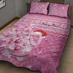 Australia Breast Cancer Awareness Month Quilt Bed Set Thinking Pink This Christmas