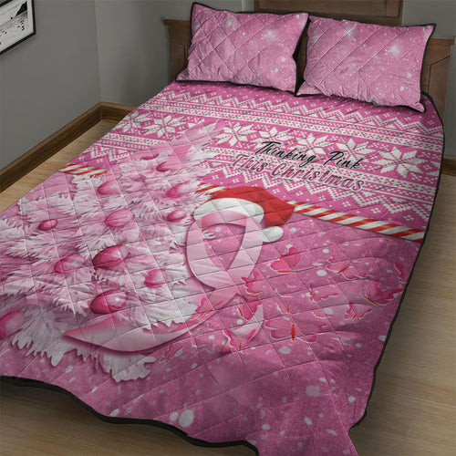 Australia Breast Cancer Awareness Month Quilt Bed Set Thinking Pink This Christmas