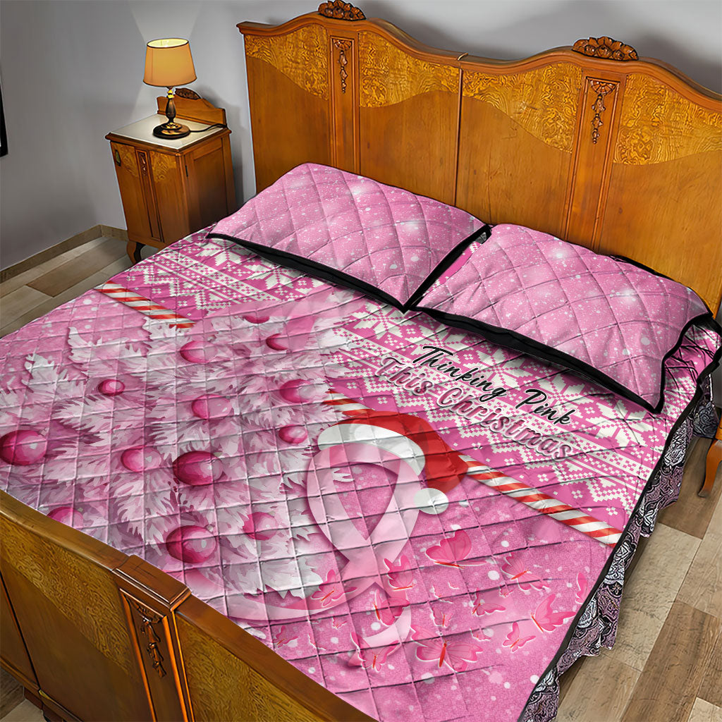 Australia Breast Cancer Awareness Month Quilt Bed Set Thinking Pink This Christmas