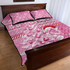 Australia Breast Cancer Awareness Month Quilt Bed Set Thinking Pink This Christmas