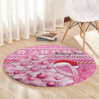 Australia Breast Cancer Awareness Month Round Carpet Thinking Pink This Christmas