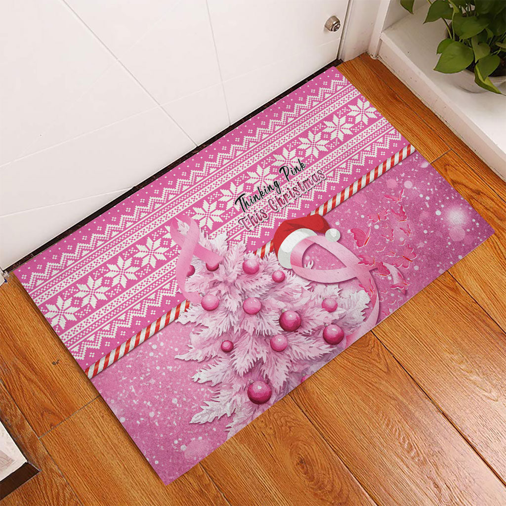 Australia Breast Cancer Awareness Month Rubber Doormat Thinking Pink This Christmas