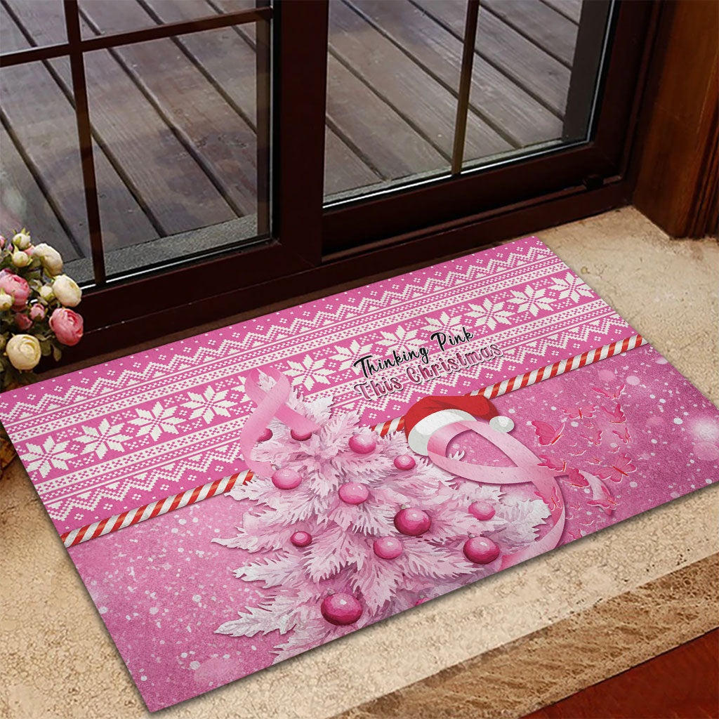 Australia Breast Cancer Awareness Month Rubber Doormat Thinking Pink This Christmas