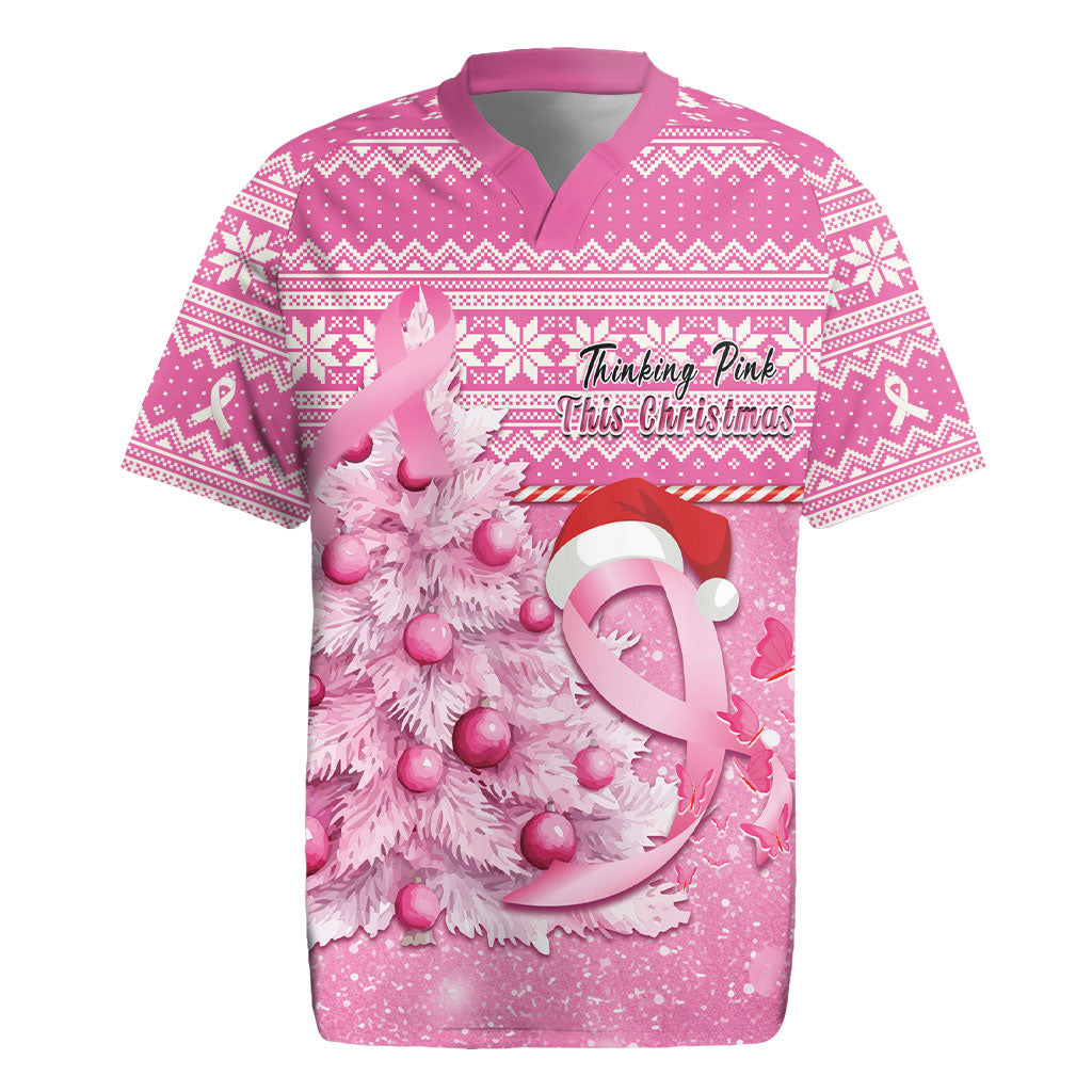 Personalised Australia Breast Cancer Awareness Month Rugby Jersey Thinking Pink This Christmas