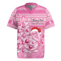 Personalised Australia Breast Cancer Awareness Month Rugby Jersey Thinking Pink This Christmas