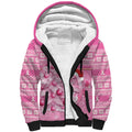Personalised Australia Breast Cancer Awareness Month Sherpa Hoodie Thinking Pink This Christmas