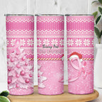 Australia Breast Cancer Awareness Month Skinny Tumbler Thinking Pink This Christmas