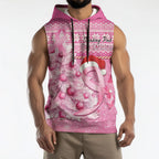 Personalised Australia Breast Cancer Awareness Month Sleeveless Hoodie Thinking Pink This Christmas