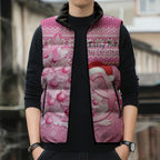 Personalised Australia Breast Cancer Awareness Month Sleeveless Puffer Jacket Thinking Pink This Christmas