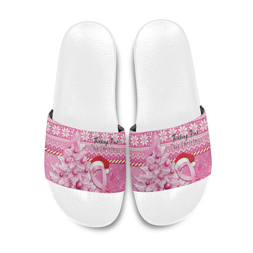 Australia Breast Cancer Awareness Month Slide Sandals Thinking Pink This Christmas