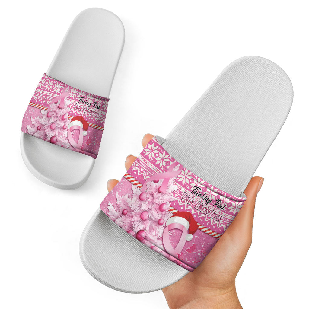 Australia Breast Cancer Awareness Month Slide Sandals Thinking Pink This Christmas