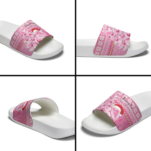 Australia Breast Cancer Awareness Month Slide Sandals Thinking Pink This Christmas