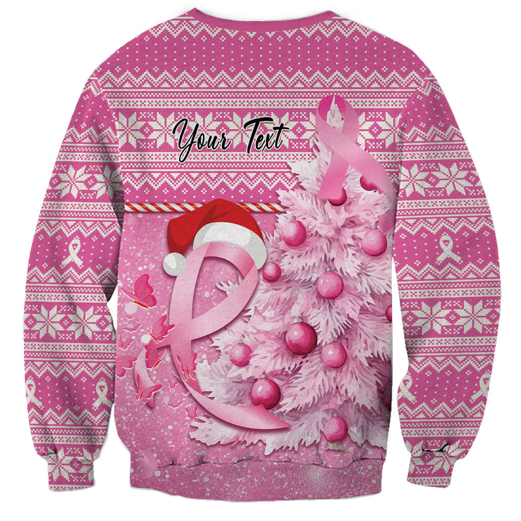 Personalised Australia Breast Cancer Awareness Month Sweatshirt Thinking Pink This Christmas